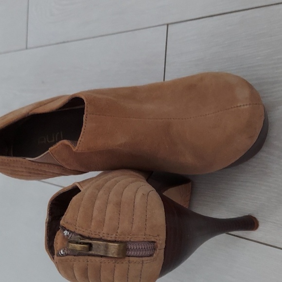 Auri platform high heel boots brown suede 38/8 - Picture 5 of 7